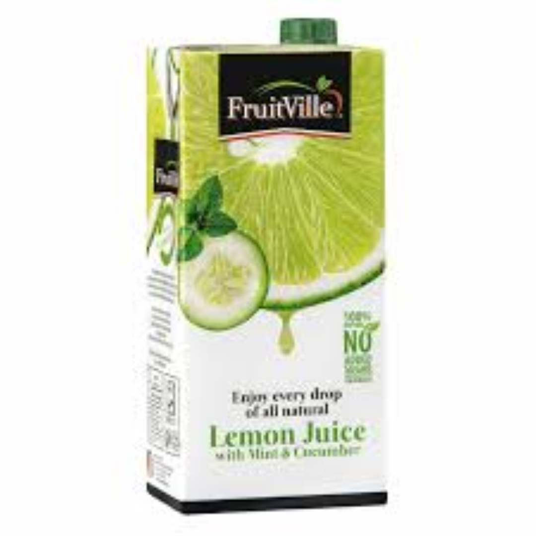 FRUITVILLE LEMON MINT &CUCUMBER 250ML